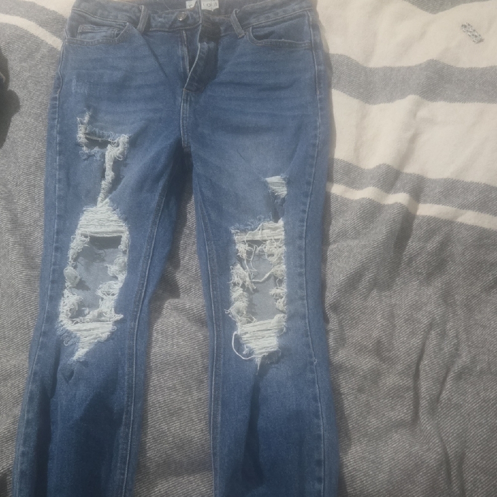 Cello Dark Blue Ankle-Cropped Jeans - Picture 2 of 3
